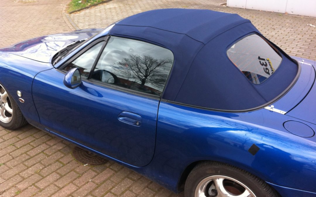 Verdeck Mazda MX-5 blau TYP NA – NB – NB/FL 1989-2005