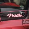 Windrestrictor® Windschott beleuchtet Mazda MX-5 ND mit "Miata" Schriftzug
