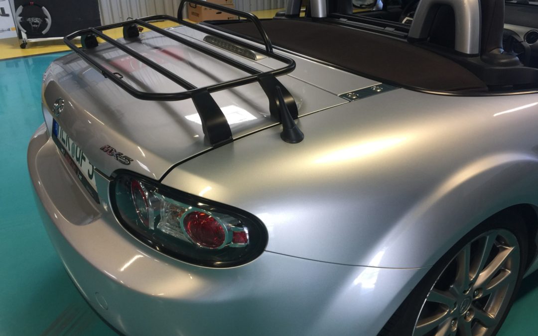 Premium Gepäckträger für Mazda MX-5 NC (2005–2015) – Schwarz