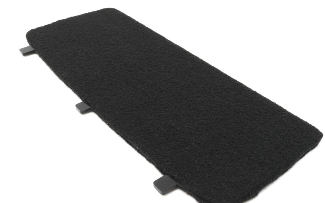 Staufachteiler für Handschuhfach mit Filz
