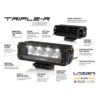 LAZER LAMPS Dachanbau Kit ohne Reling FORD RANGER (2015+/Raptor) Triple-R24 – Bild 6