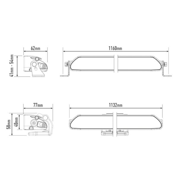 lazer lamps dachanbau kit ohne reling ford ranger 2015raptor linear 428