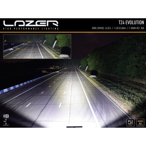 lazer lamps dachrelinganbau kit ford ranger 2015raptor t24 evo8