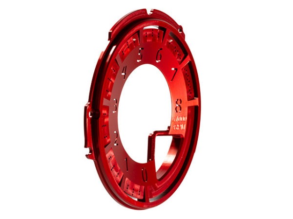 red edition tach dial left quarter view 1