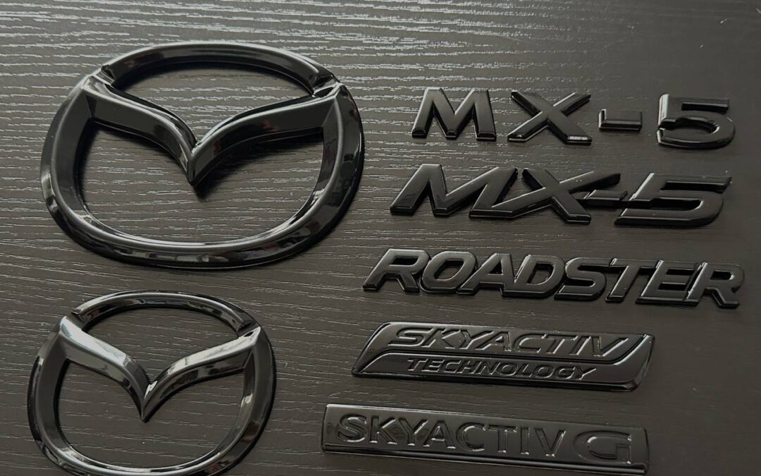Emblem Set Mazda MX-5 ND/RF aus Zirkonium