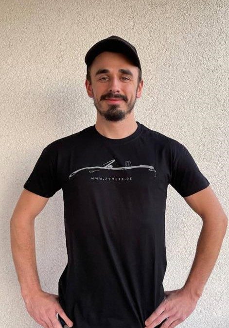 T-Shirt MX5 ND – Benzin – Schwarz