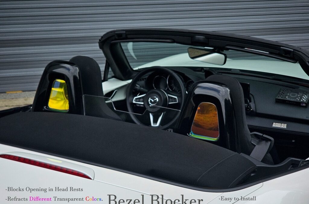 Kunststoffeinsätze für Mazda MX-5 ND Fiat 124 Spider Überrollbügel