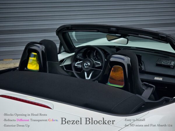 CM BBL2 ND Headrests Bezels Blockers Colorized For Mazda Miata ND 1