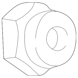 Lenkradmutter – Mazda (mit Loctite-Versiegelung)