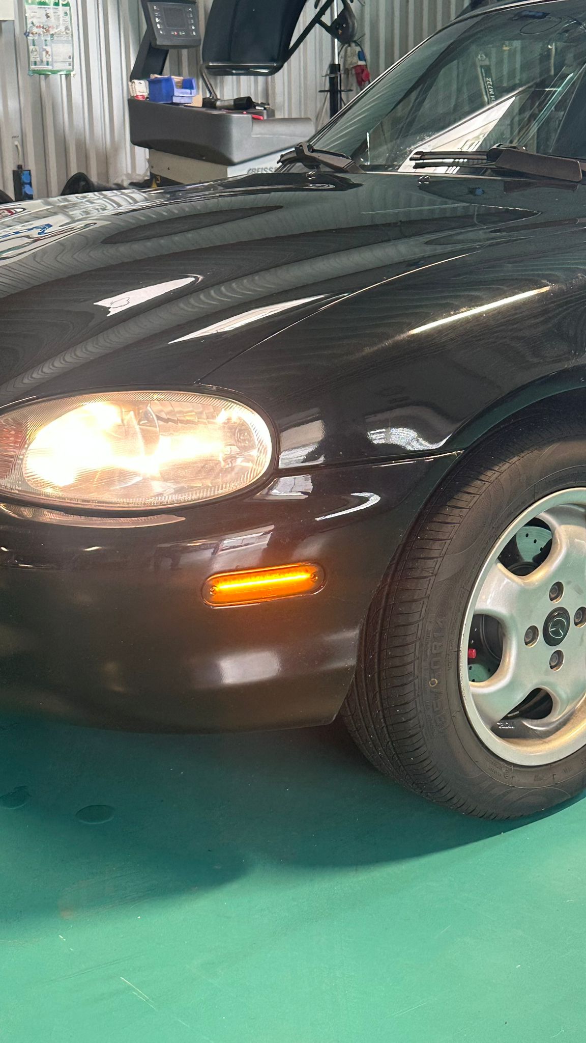 LED Seitenmarkierungsleuchten schwarz für Mazda MX-5 NA/NB 1 LED Seitenmarkierungsleuchten schwarz für Mazda MX-5 NA/NB